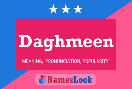 Póster del nombre Daghmeen