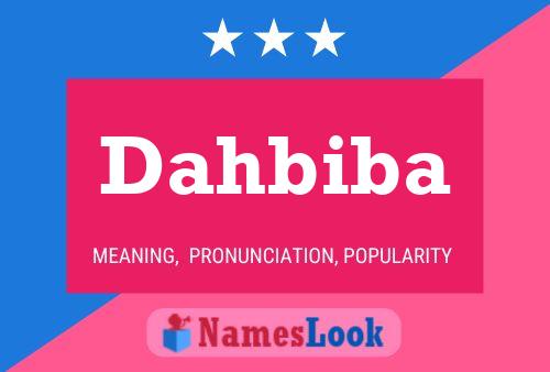 Póster del nombre Dahbiba