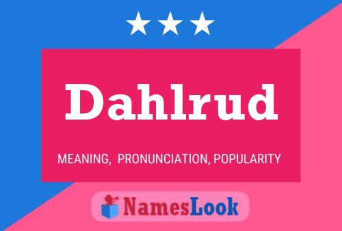 Póster del nombre Dahlrud