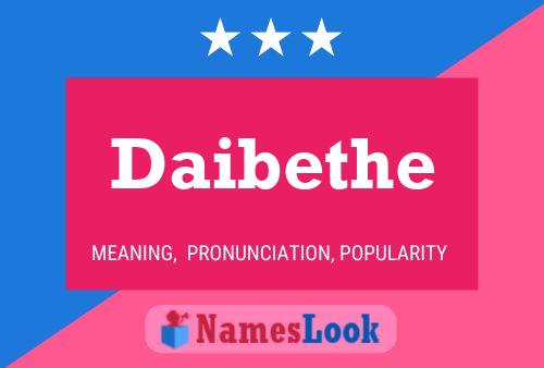 Póster del nombre Daibethe