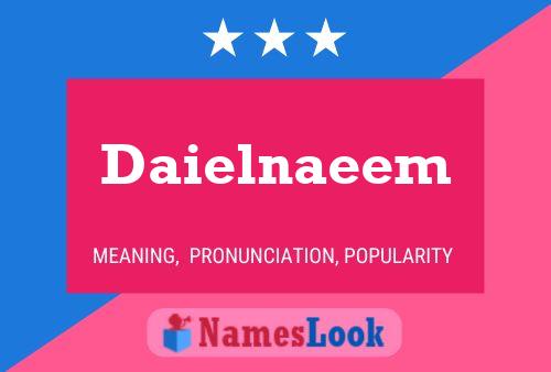 Póster del nombre Daielnaeem