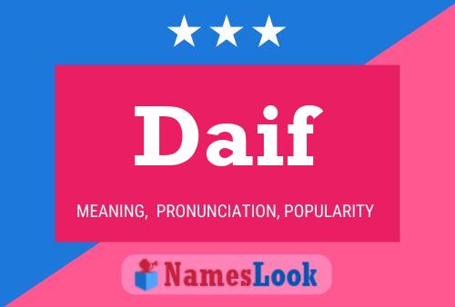 Póster del nombre Daif