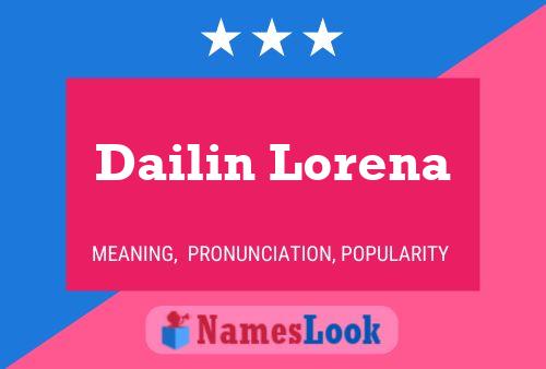 Póster del nombre Dailin Lorena