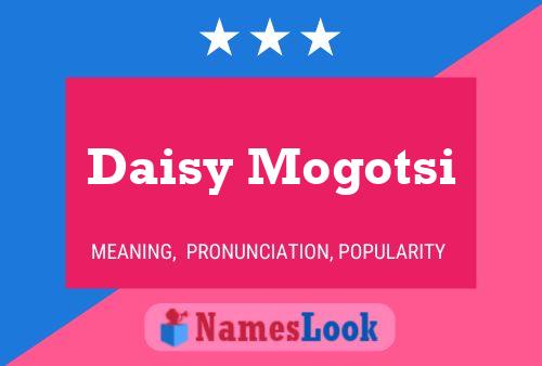 Póster del nombre Daisy Mogotsi