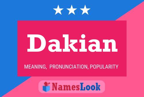 Póster del nombre Dakian