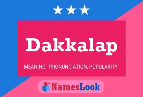 Póster del nombre Dakkalap