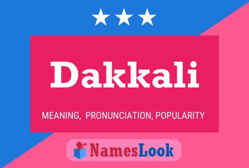 Póster del nombre Dakkali