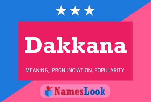 Póster del nombre Dakkana