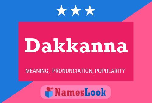 Póster del nombre Dakkanna