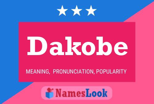 Póster del nombre Dakobe