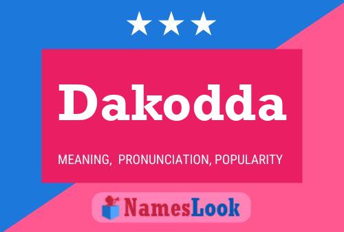 Póster del nombre Dakodda