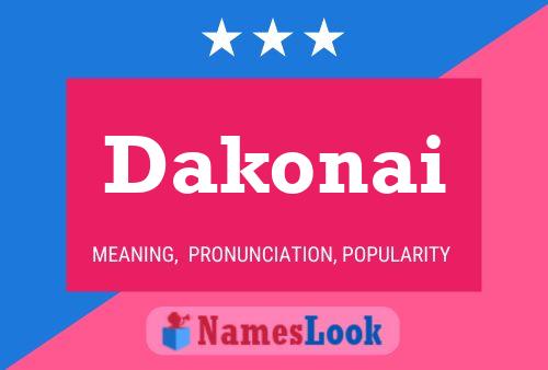 Póster del nombre Dakonai