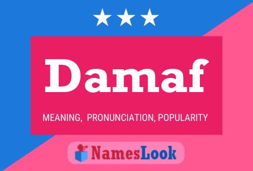 Póster del nombre Damaf