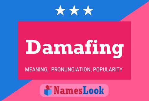 Póster del nombre Damafing