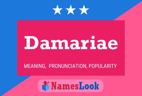 Póster del nombre Damariae