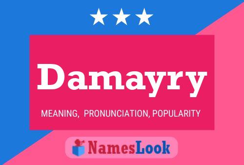 Póster del nombre Damayry