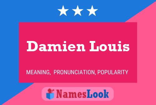 Póster del nombre Damien Louis