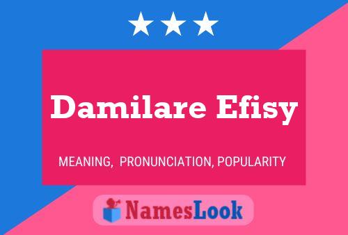 Póster del nombre Damilare Efisy