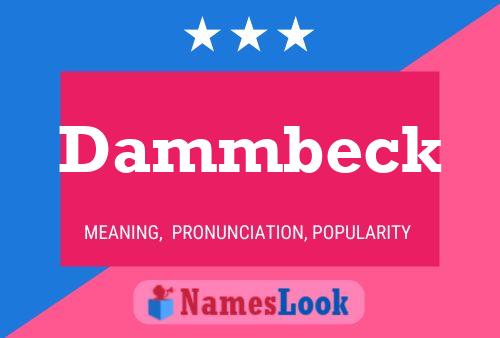 Póster del nombre Dammbeck