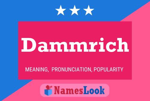 Póster del nombre Dammrich