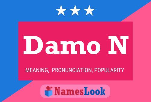 Póster del nombre Damo N