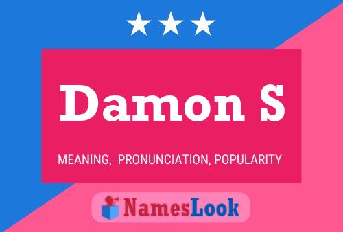 Póster del nombre Damon S