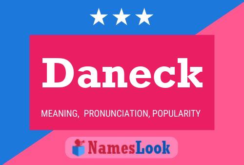 Póster del nombre Daneck