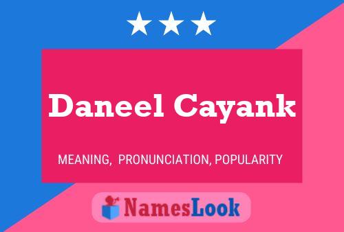 Póster del nombre Daneel Cayank