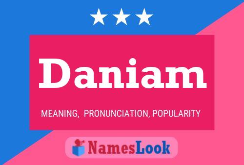 Póster del nombre Daniam