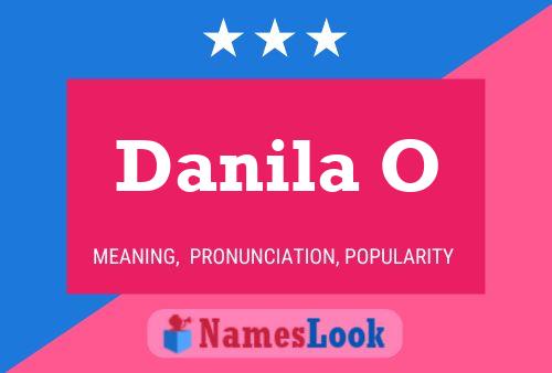 Póster del nombre Danila O