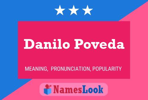 Póster del nombre Danilo Poveda