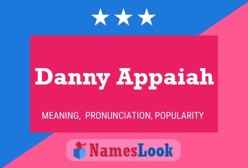 Póster del nombre Danny Appaiah