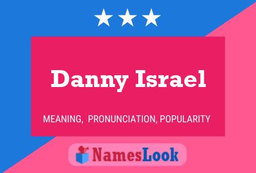 Póster del nombre Danny Israel