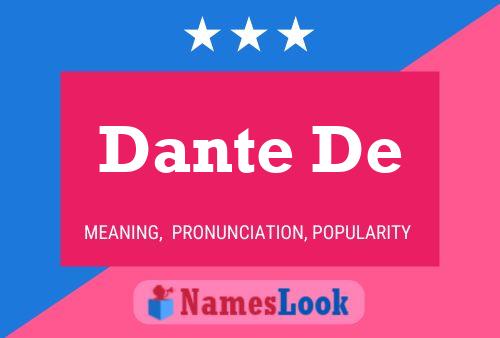 Póster del nombre Dante De