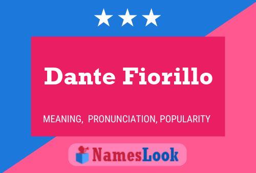 Póster del nombre Dante Fiorillo