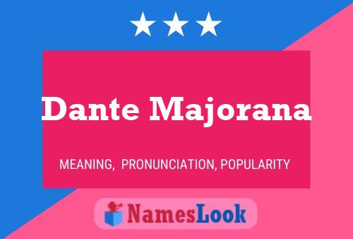 Póster del nombre Dante Majorana