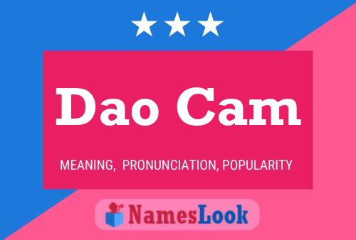 Póster del nombre Dao Cam