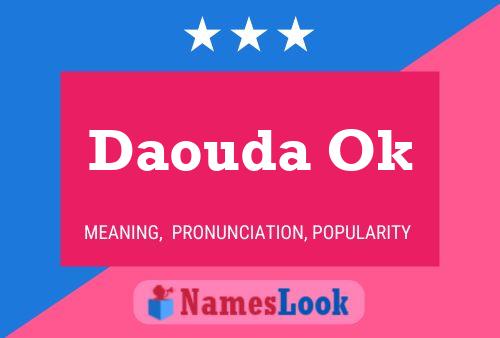 Póster del nombre Daouda Ok