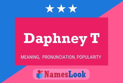 Póster del nombre Daphney T