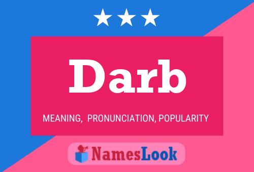 Póster del nombre Darb