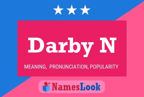 Póster del nombre Darby N