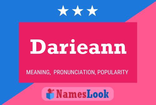 Póster del nombre Darieann