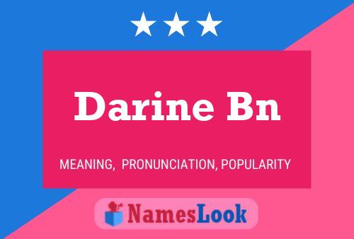 Póster del nombre Darine Bn