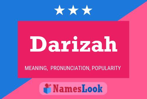 Póster del nombre Darizah