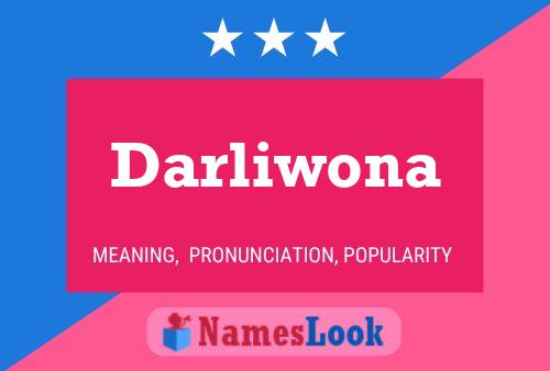 Póster del nombre Darliwona