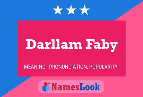 Póster del nombre Darllam Faby