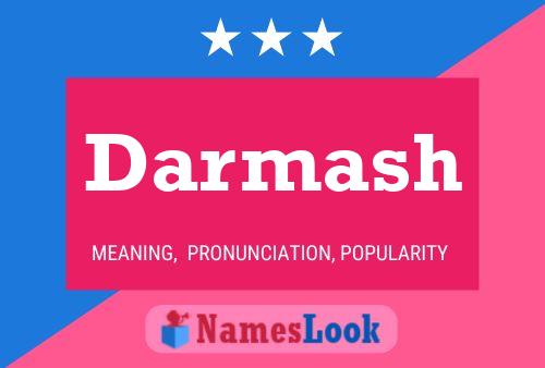 Póster del nombre Darmash