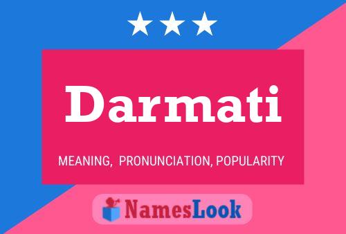 Póster del nombre Darmati