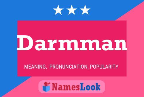 Póster del nombre Darmman