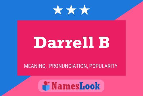 Póster del nombre Darrell B